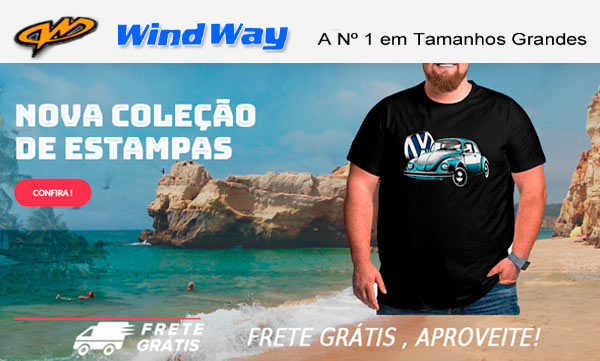 Windway Moda Grande Masculina Windway Moda Grande Masculina
